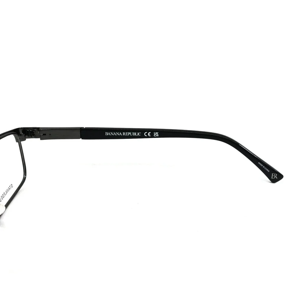 Banana Republic Eyeglasses Frames BR100 TI7 Ruthenium Matte Black 54-18-145
